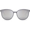 SOJOS Fashion Round Sunglasses for Women with Rivet Plastic Frame DOLPHIN SJ2068