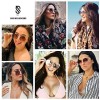 SOJOS Sunglasses for Women Polygon Sunglasses UV400 AURA SJ1128