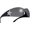 Sunglasses for Women Men,Trendy Shield Wrap Around Sunglasses Oversized Fashion Frameless Sun Glasses