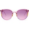 SOJOS Fashion Round Sunglasses for Women with Rivet Plastic Frame DOLPHIN SJ2068