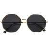 SOJOS Sunglasses for Women Polygon Sunglasses UV400 AURA SJ1128
