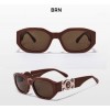 Lyee Cyee Board Large Frame Sunglasses for Women, French Light Luxury, Wealthy, and Wealthy Women, Fashionable Sunglasses with Ins Style, Grea