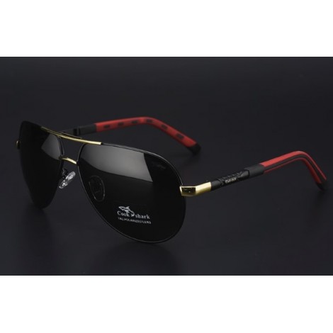 Cook Shark Polarized Sunglasses Men's Driving Glasses Toad Glasses Sunglasses Men's High end Trendy